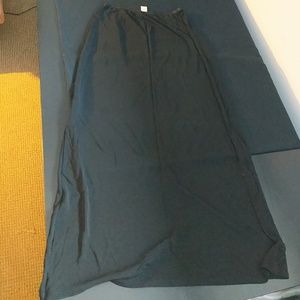 Long black skirt